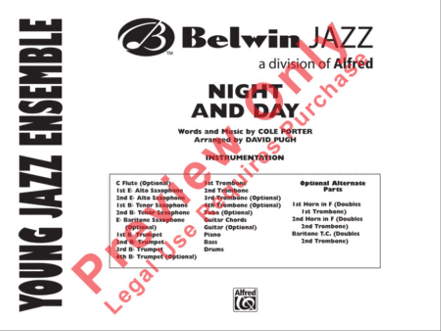 Night and Day Jazz Ensemble scores gallery preview page 2