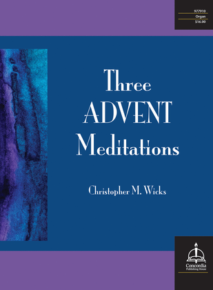 Book cover for Three Advent Meditations