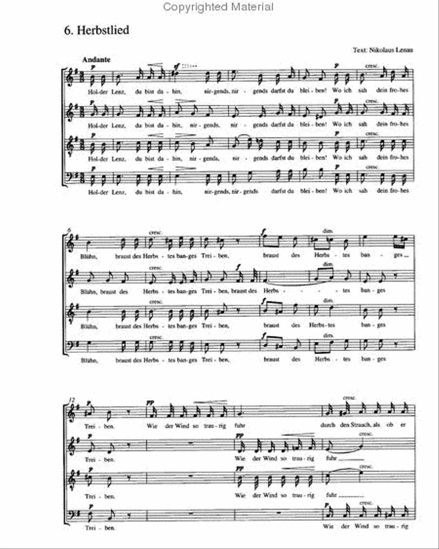 Im Freien zu singen (Heft 2) Choir scores gallery preview page 4