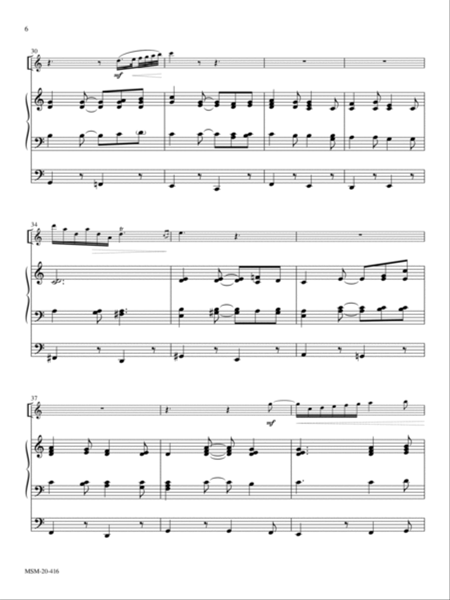 Dance Prelude and Harmonizations on Duke Street Unison Choir scores gallery preview page 4