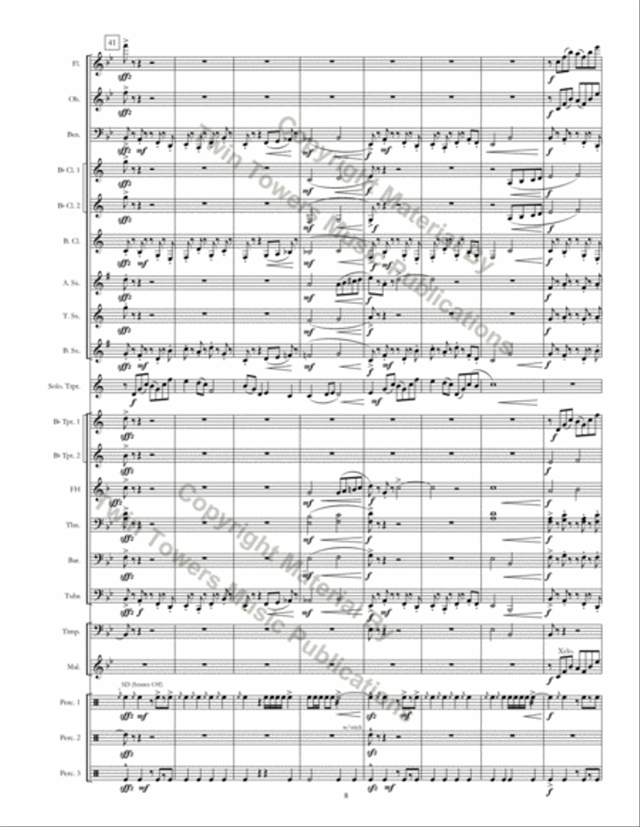 Sinfonia Concert Band scores gallery preview page 9