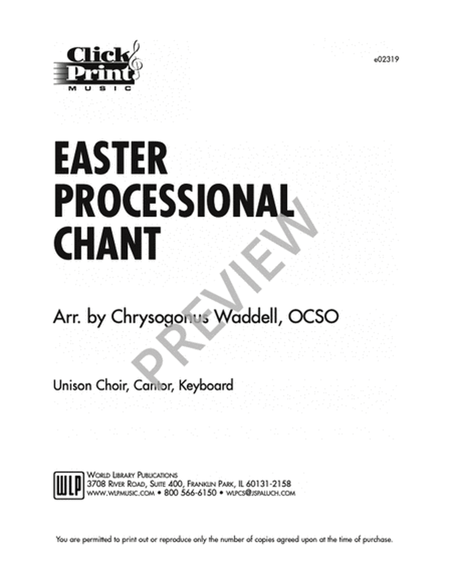 Easter Processional Chant