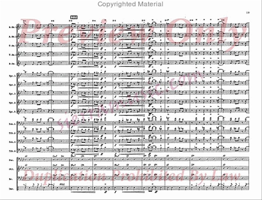 Plain Brown Wrapper Big Band scores gallery preview page 20