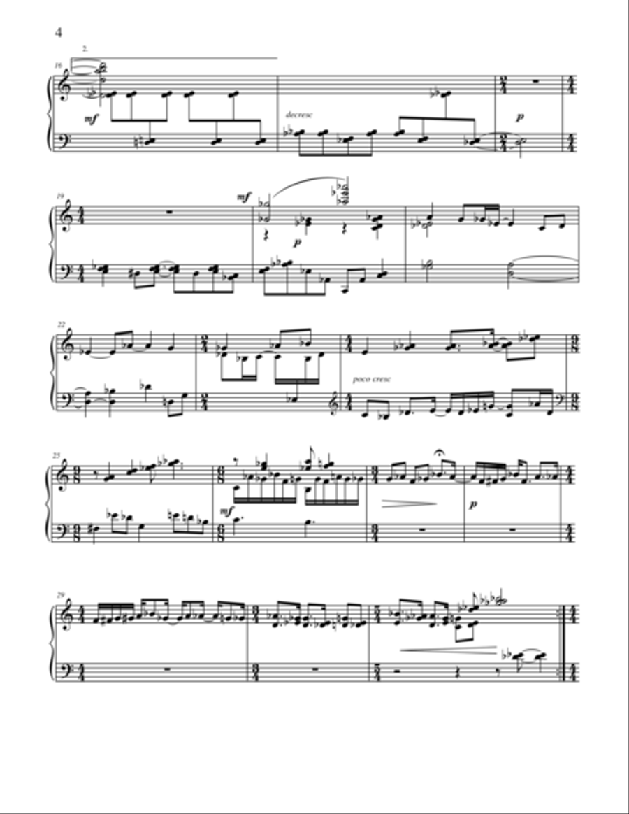 Volatile Piano Solo scores gallery preview page 4