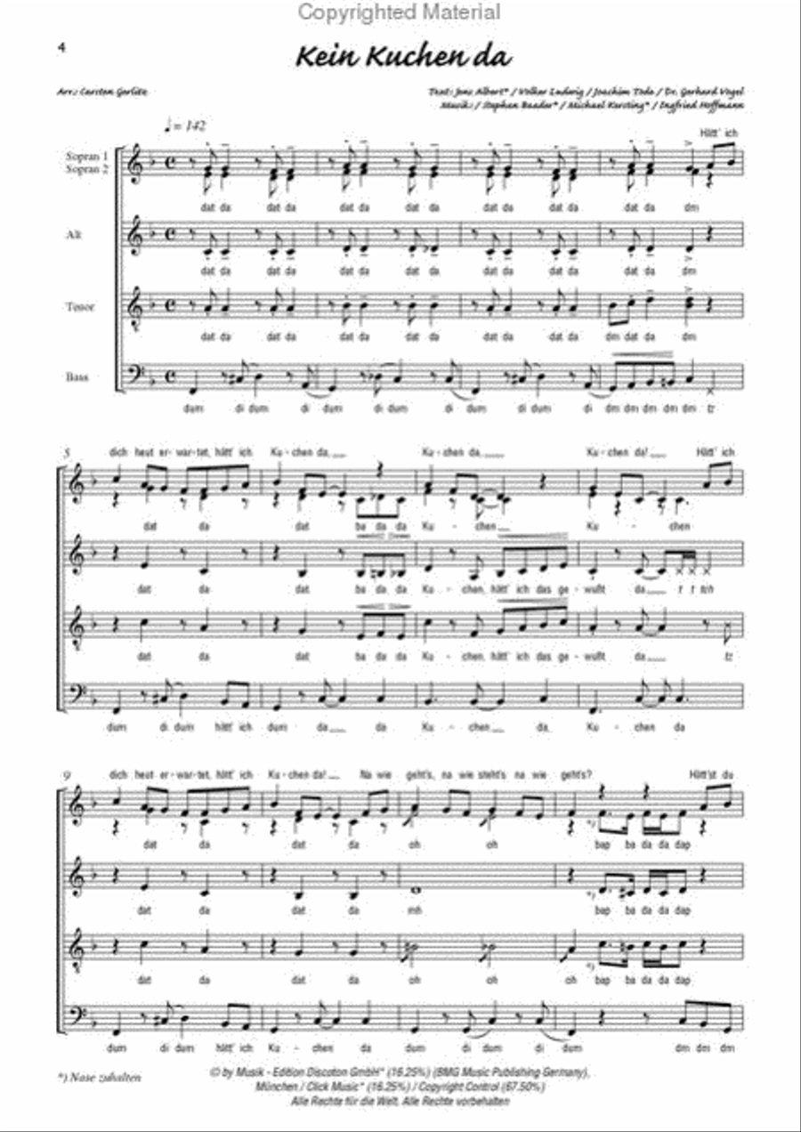 Kabinettstuckchen Kabinettstuckchen A Cappella scores gallery preview page 5