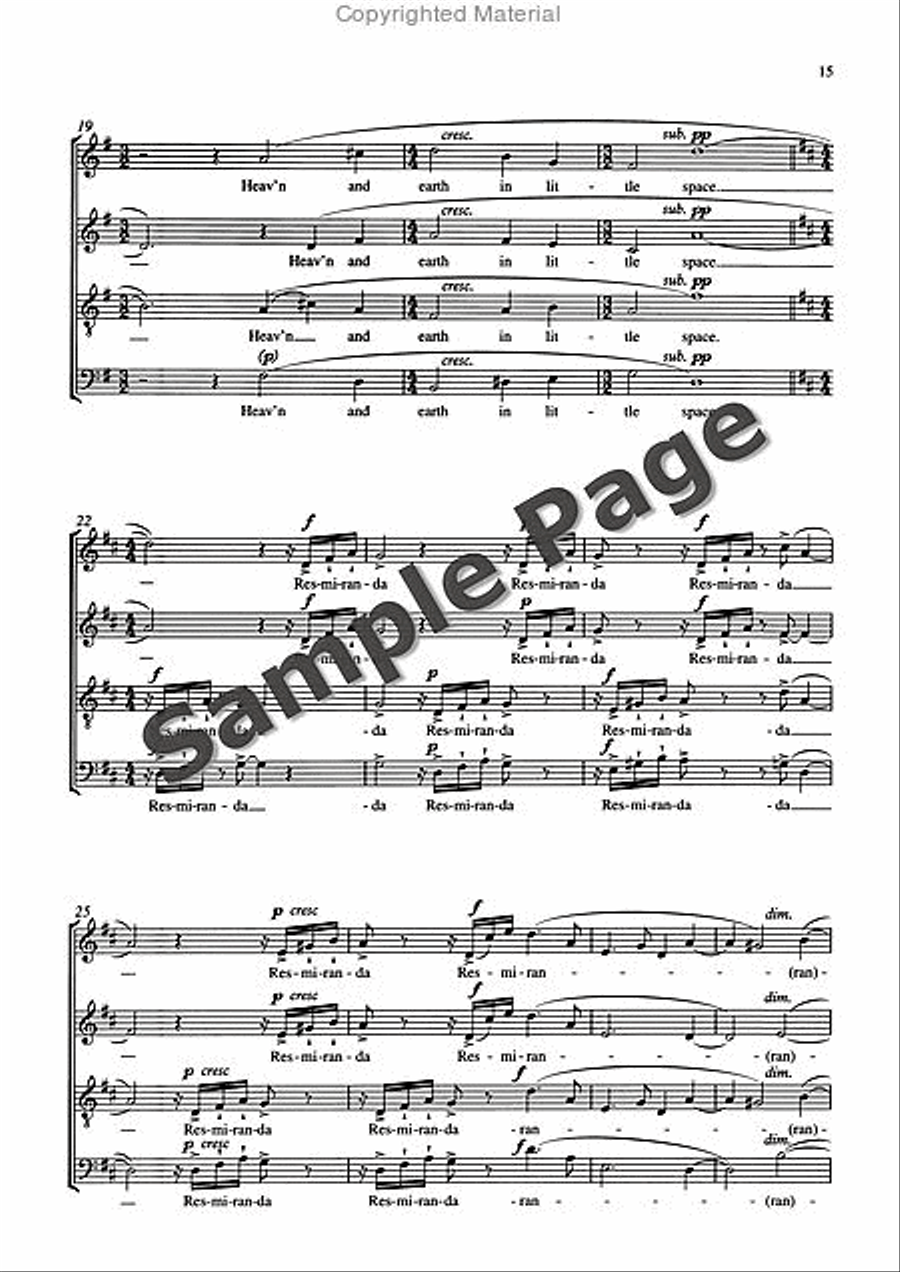 3 Carols 3 Carols 4-Part scores gallery preview page 18