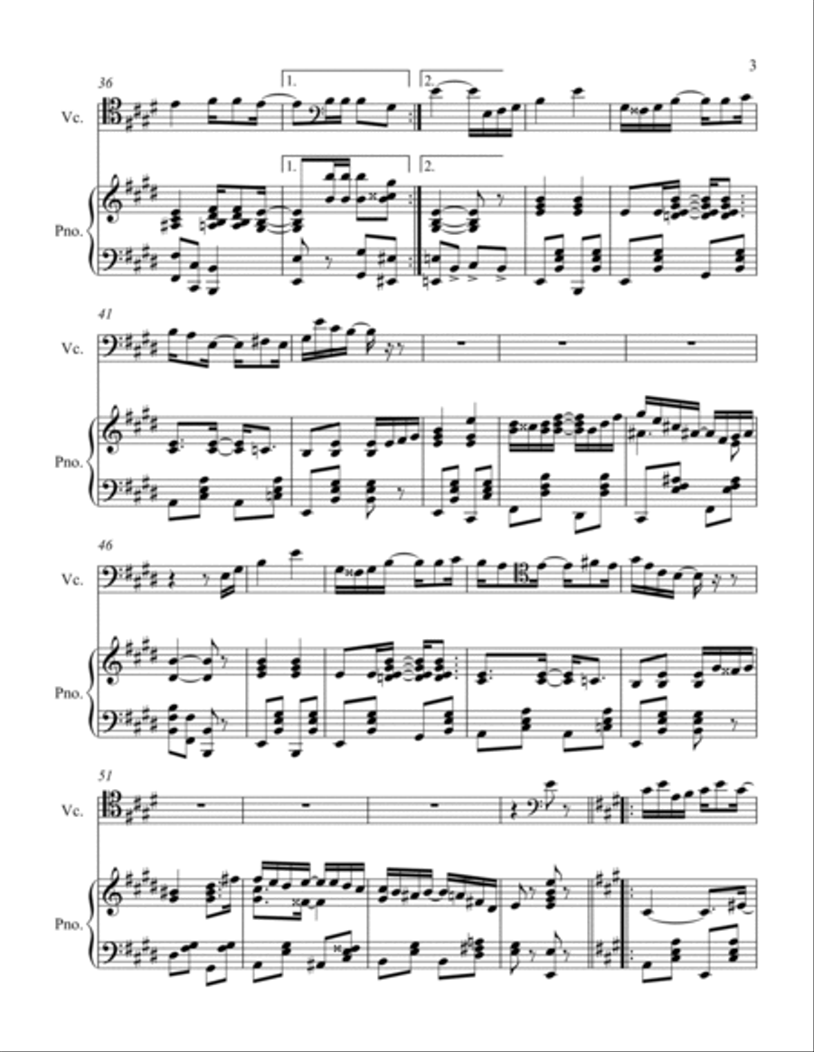 Weeping Willow Piano scores gallery preview page 3
