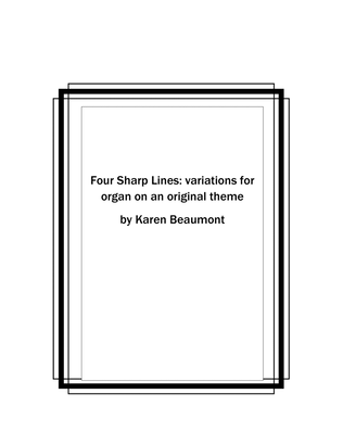 Four Sharp Lines: variations on an original theme