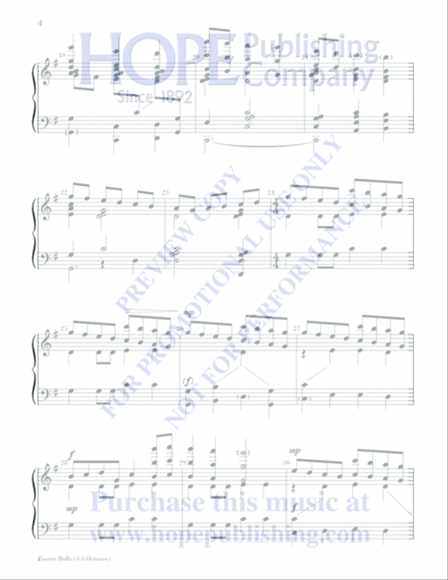 Easter Bells 5-Octaves scores gallery preview page 4