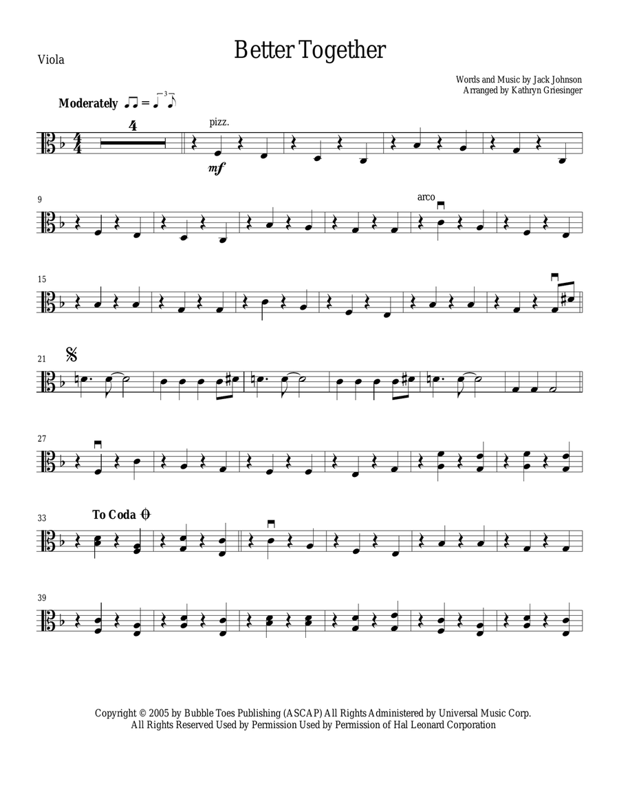 Better Together String Quartet scores gallery preview page 5