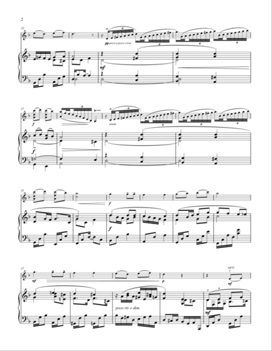 Hatikvah (The Hope) Violin Solo scores gallery preview page 2
