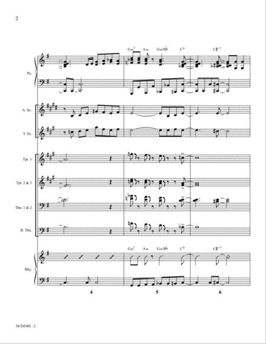 This Little Light of Mine - Instrumental Score and Parts Tenor Saxophone scores gallery preview page 3