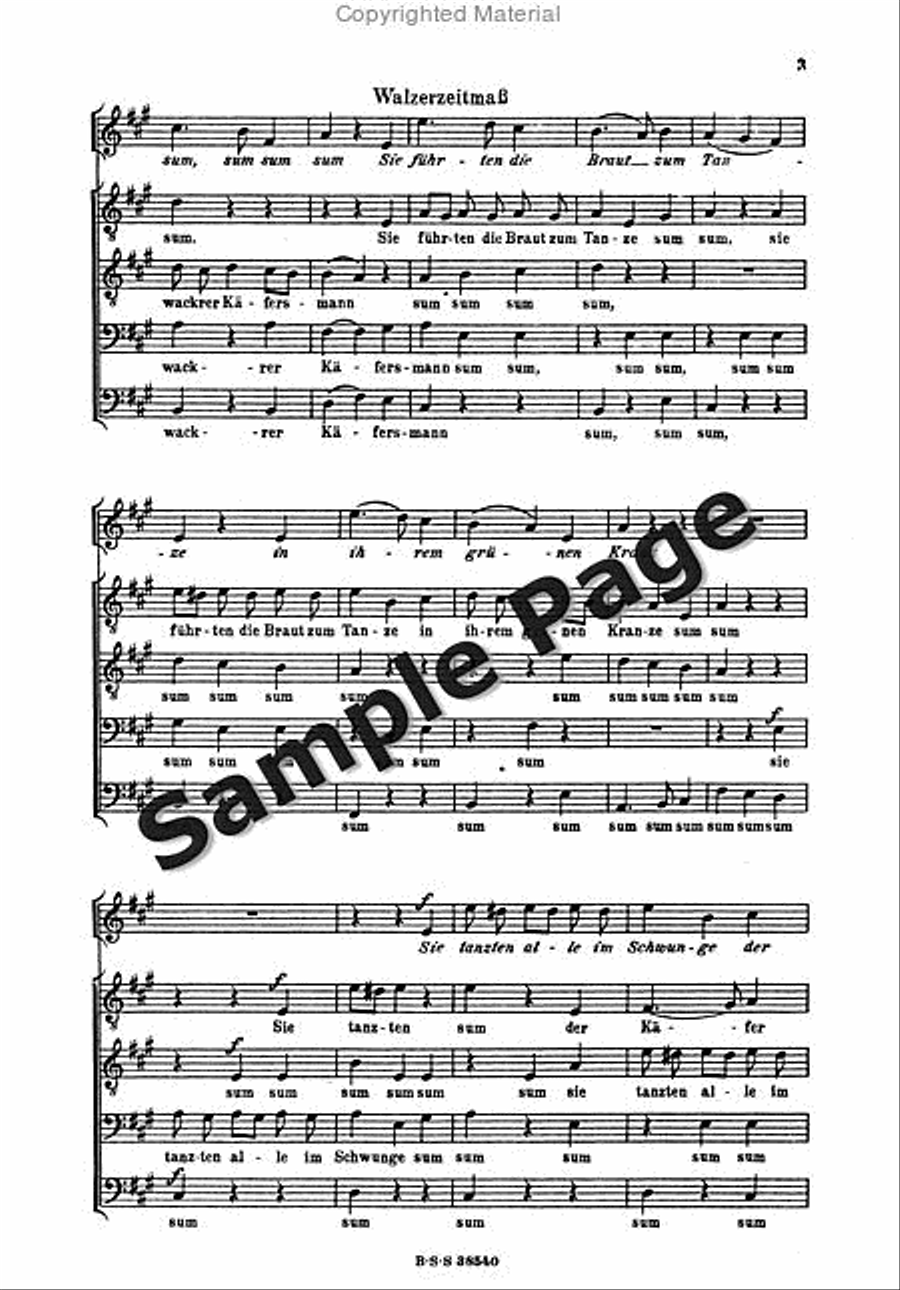 Gebhard Es Sass Ein Kaefer TTBB scores gallery preview page 4