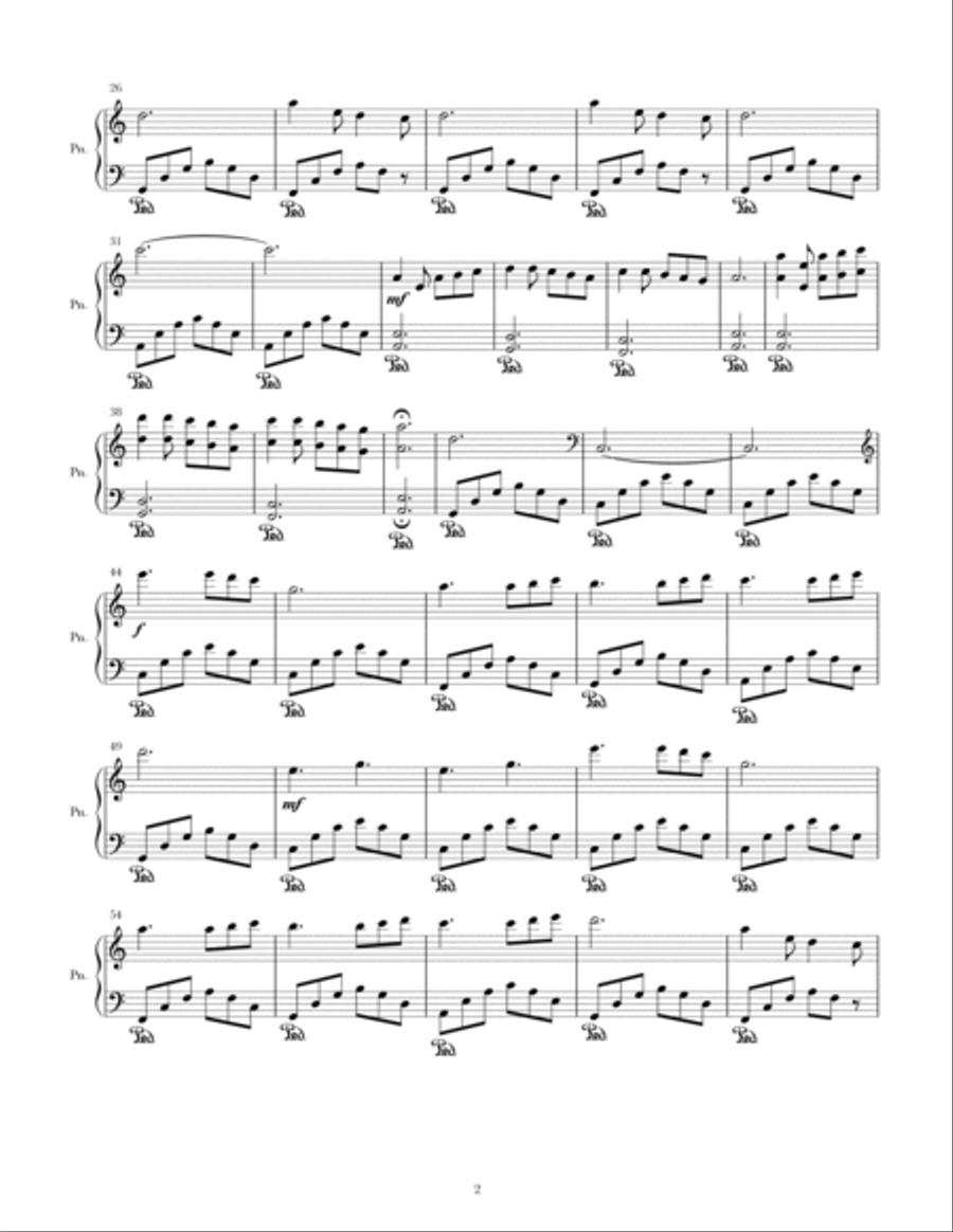 Gate of the Universe Piano Solo scores gallery preview page 2