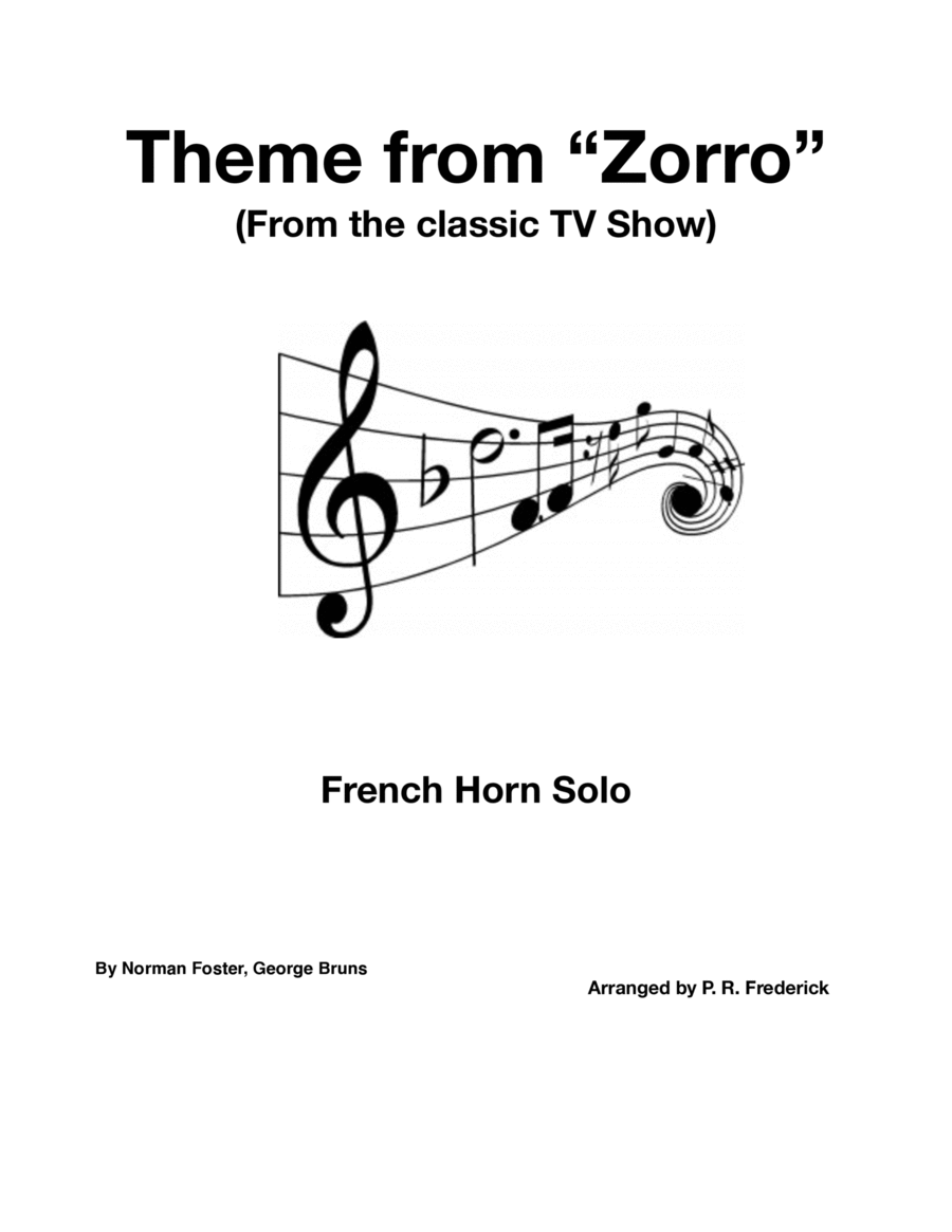 Theme From Zorro image number null