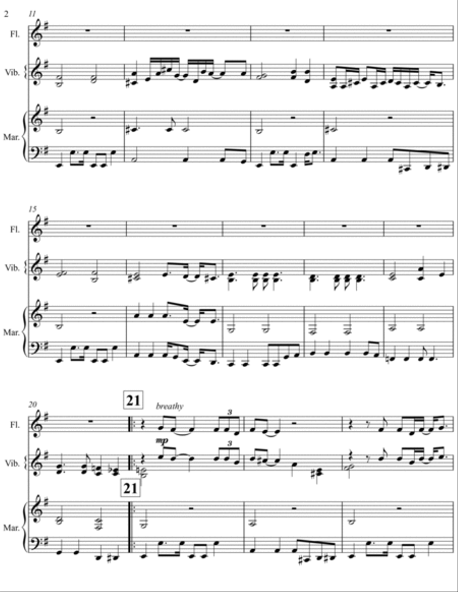 Breathe Small Ensemble scores gallery preview page 2