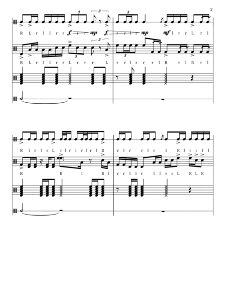 Just Can't Get Enough Marching Band scores gallery preview page 2