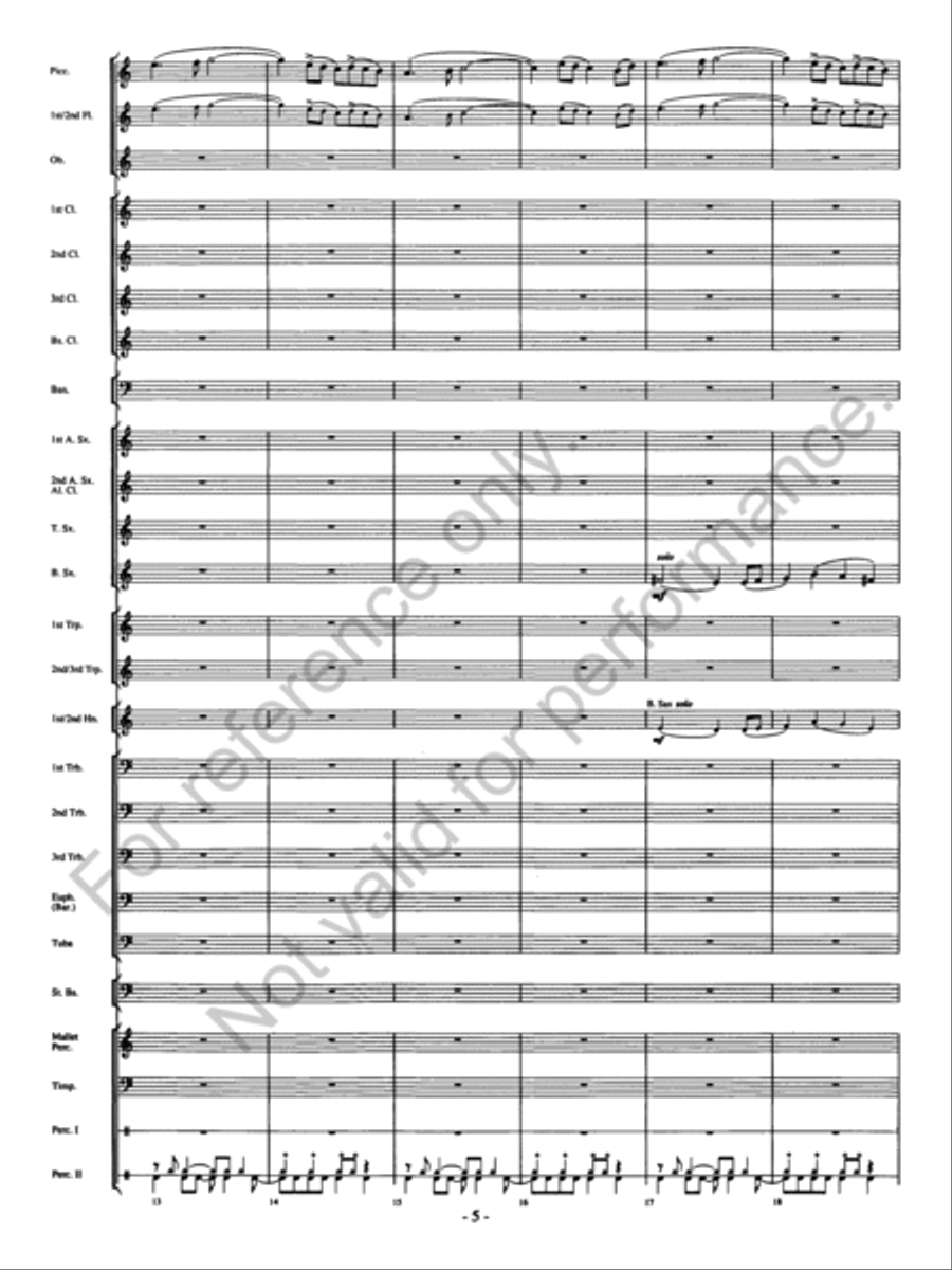 Agua's Whelm Concert Band scores gallery preview page 6