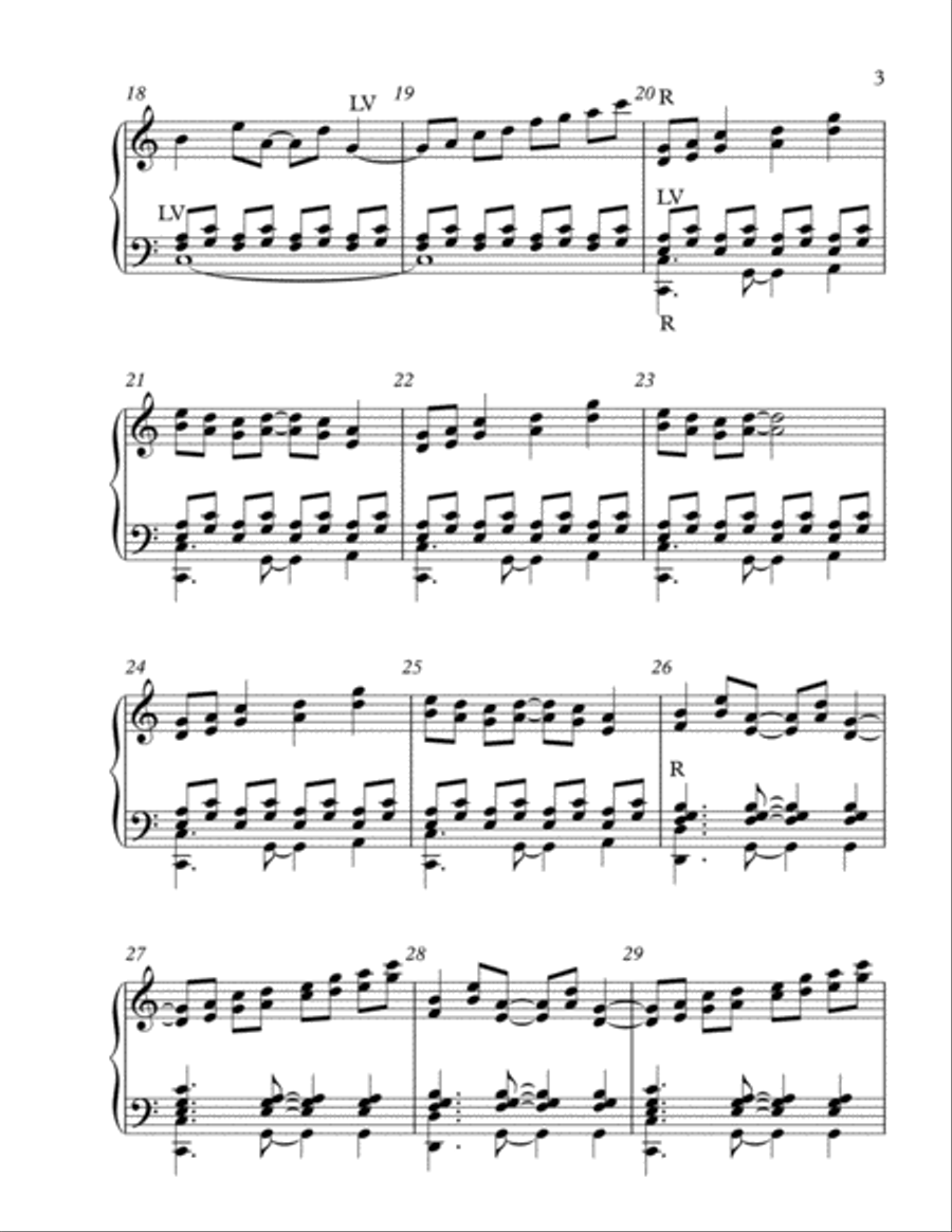 Bell Rumba - 3-5 oct. handbells, Level 3 5-Octaves scores gallery preview page 3