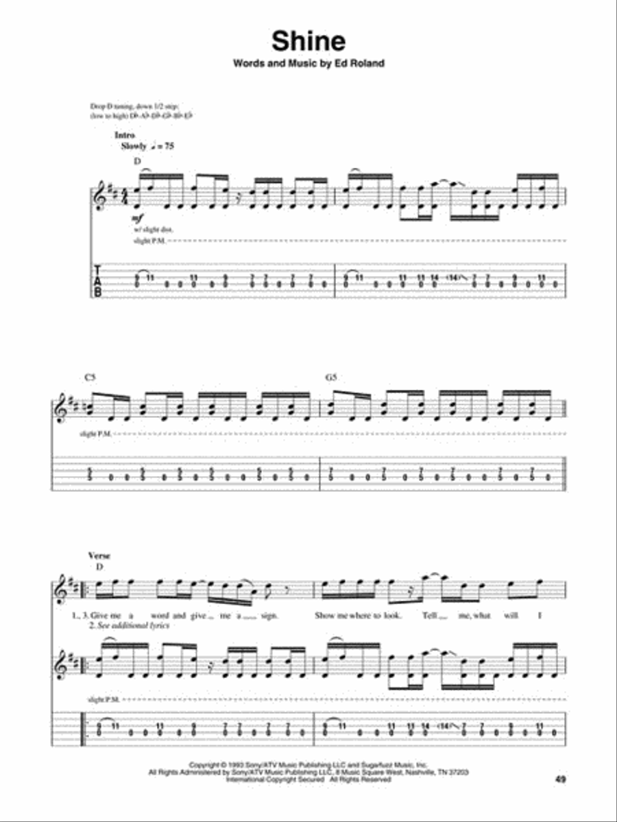 Grunge Electric Guitar scores gallery preview page 5