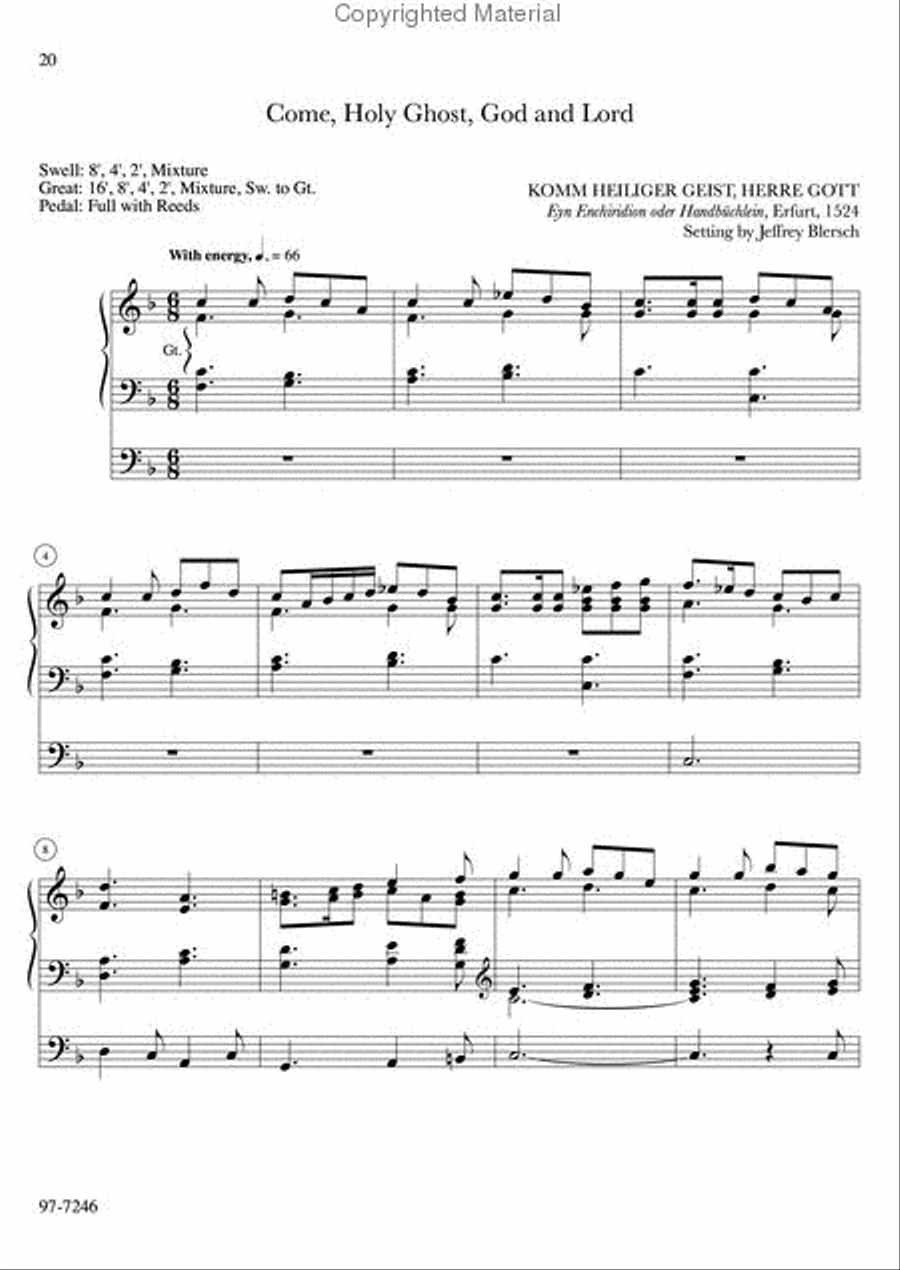A Thousand Voices: 7 Hymn Tune Preludes, Volume 3 Voice scores gallery preview page 6