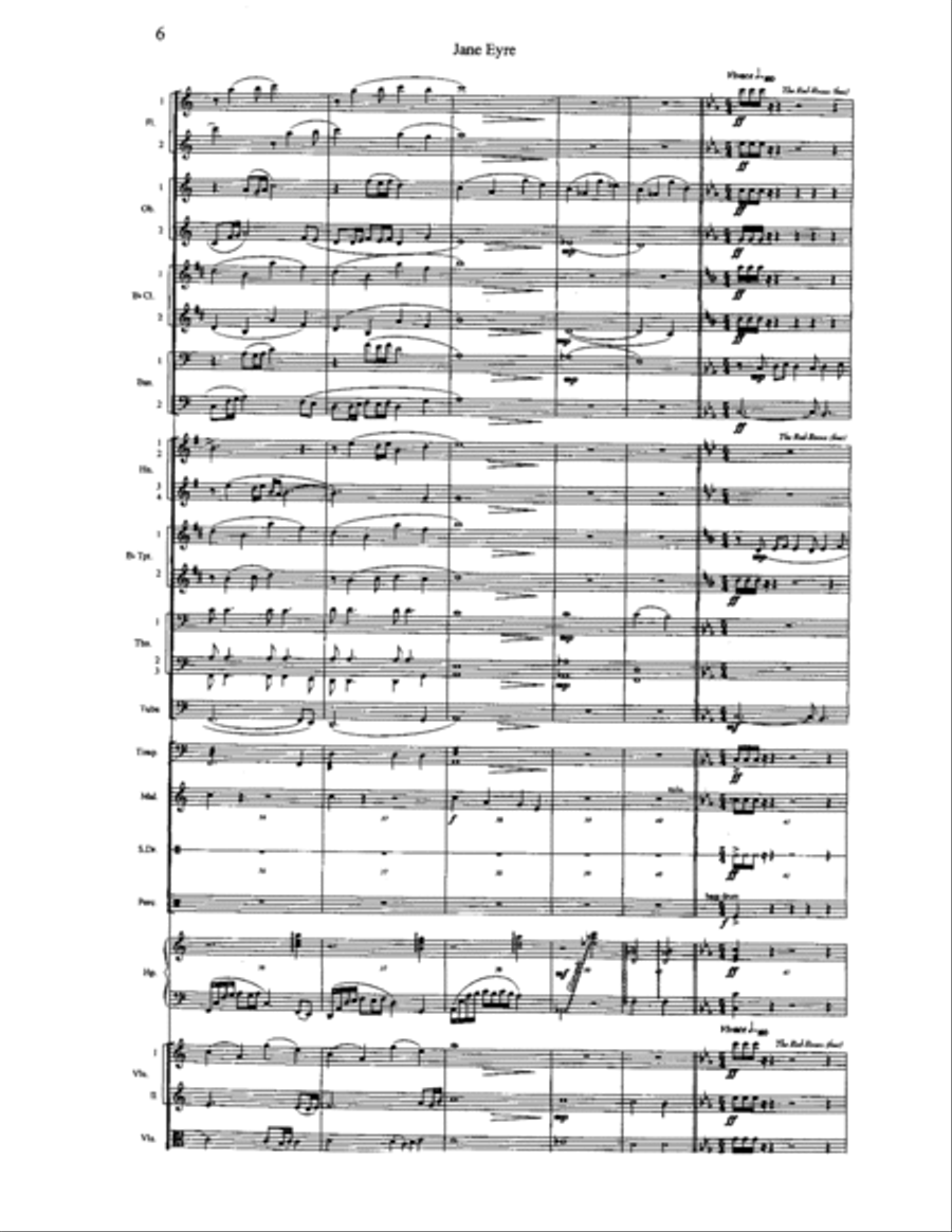Jane Eyre: Fantasy - Overture Orchestra scores gallery preview page 7