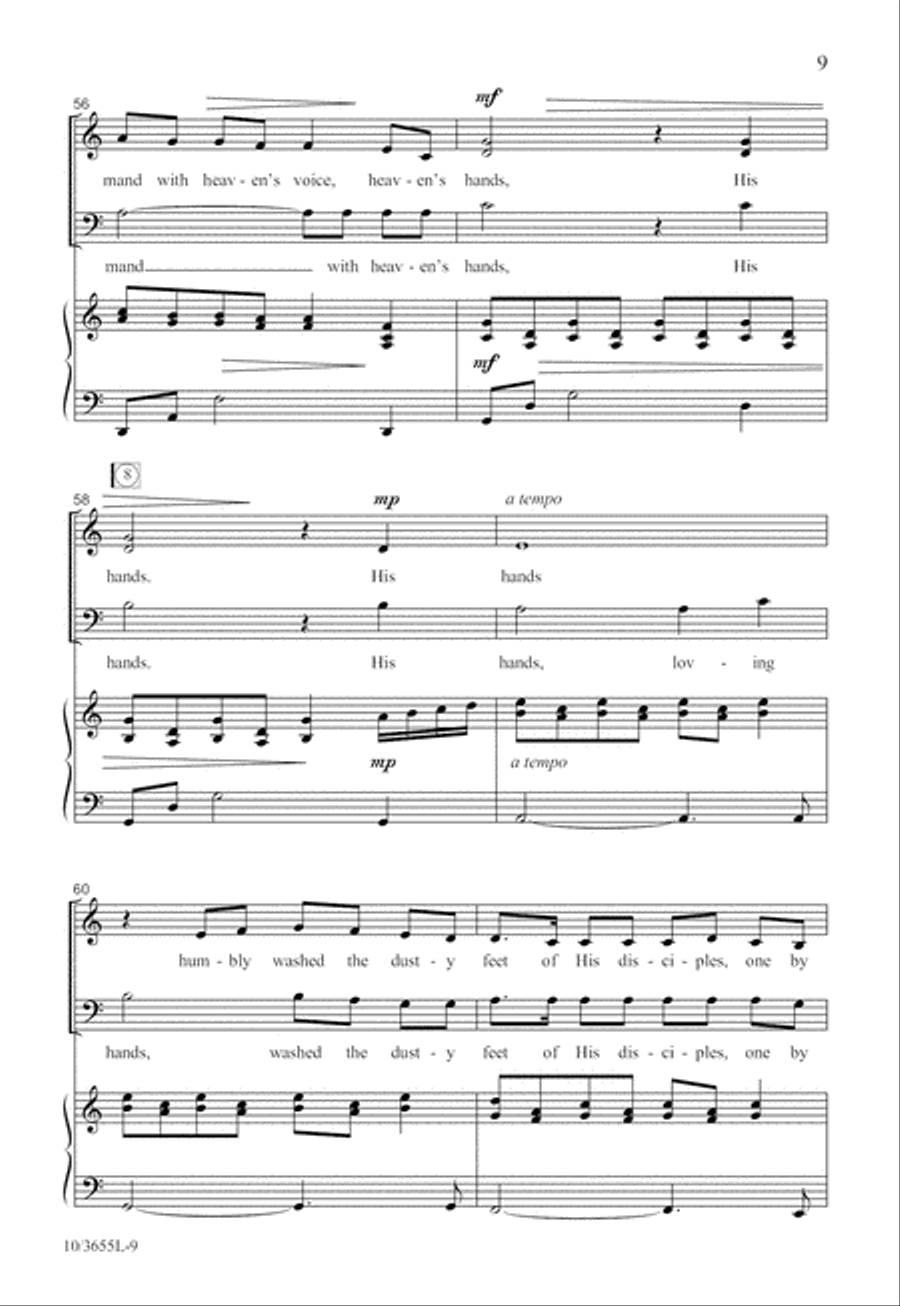 His Hands His Hands 3-Part scores gallery preview page 10