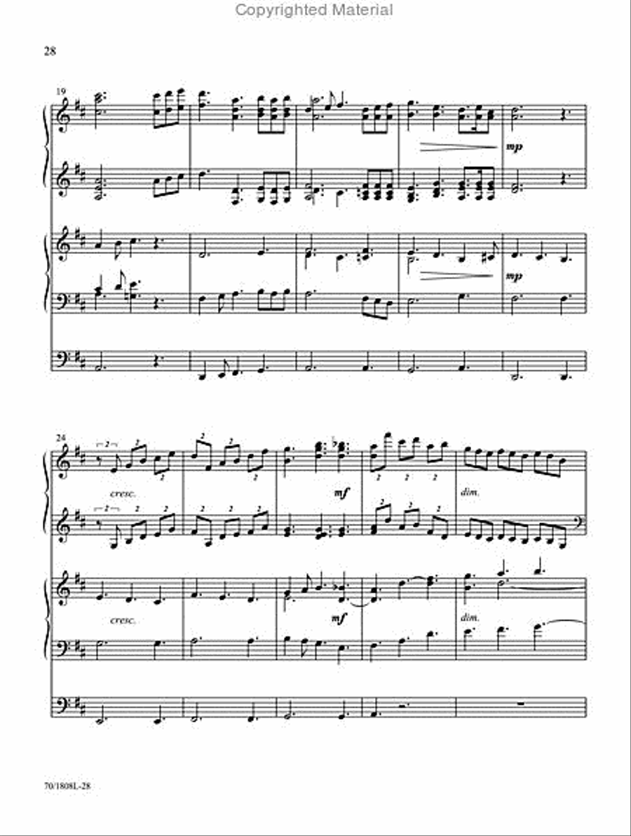 Showers of Blessing Organ scores gallery preview page 7