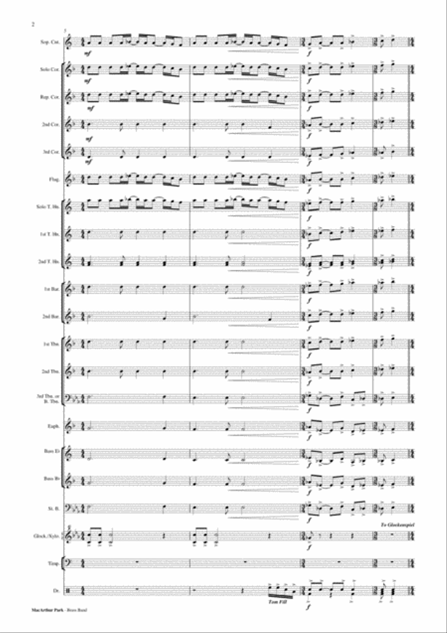 Macarthur Park Brass Ensemble scores gallery preview page 3
