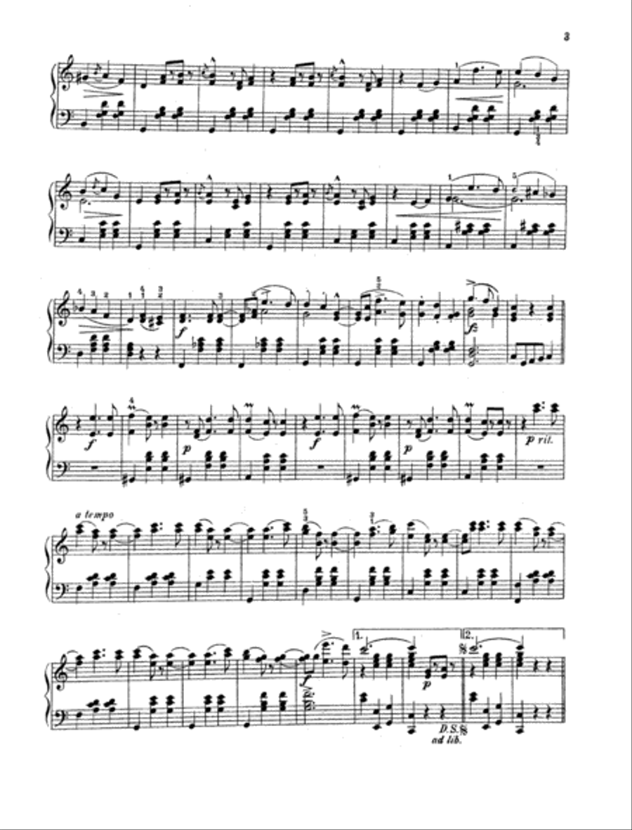 Schatz-Walzer, Op. 418 Piano Solo scores gallery preview page 2