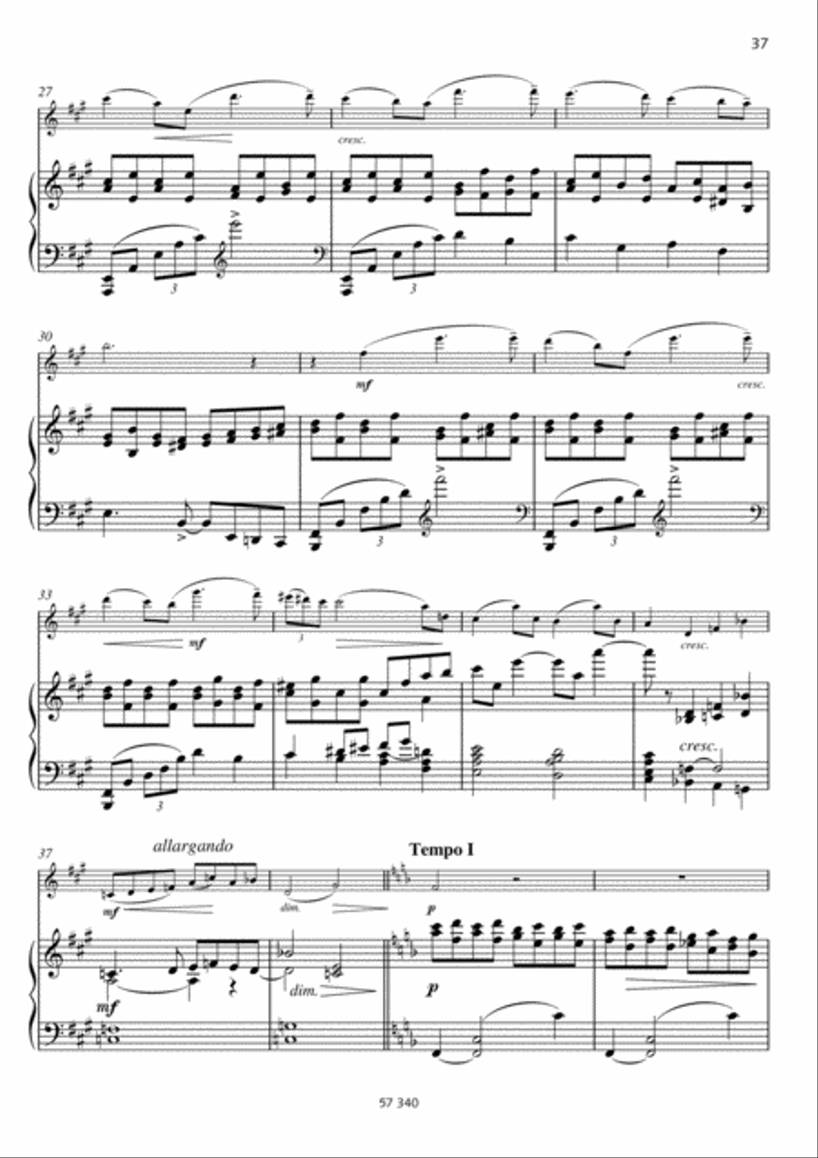 Berceuse Flute Solo scores gallery preview page 3