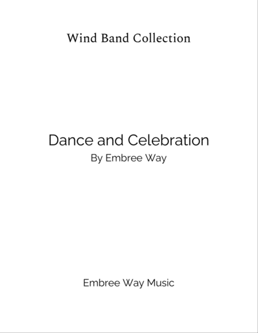 Dance and Celebration Concert Band scores gallery preview page 1