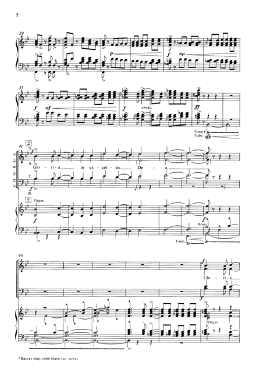 Gloria Choir scores gallery preview page 4