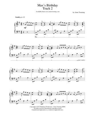 Max's Birthday by Anne Trenning (sheet music for piano)