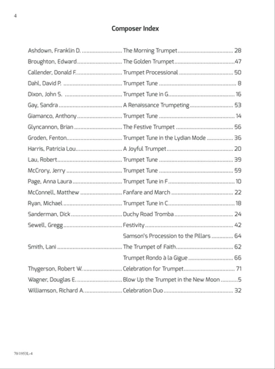 Sound the Trumpet Trumpet scores gallery preview page 4