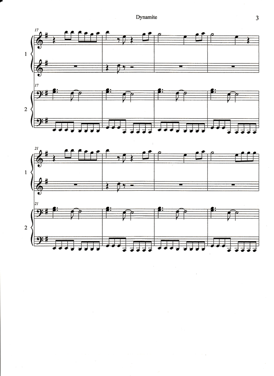 Dynamite Piano Method scores gallery preview page 4