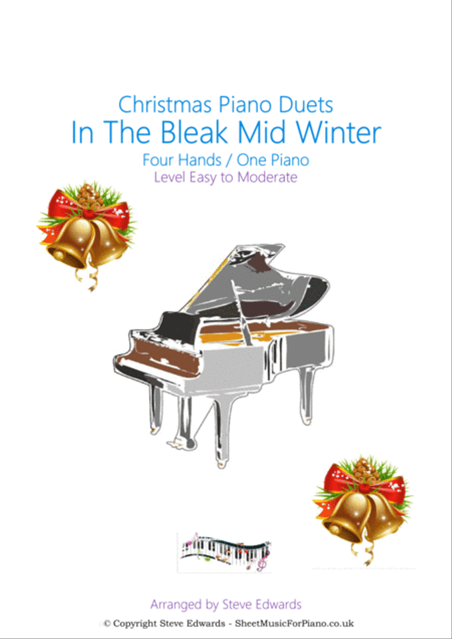 In The Bleak Mid Winter Duet - 4 Hands / 1 Piano 1 Piano, 4-Hands scores gallery preview page 1