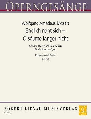 Book cover for Endlich naht sich – O säume länger nicht (Figaros Hochzeit)