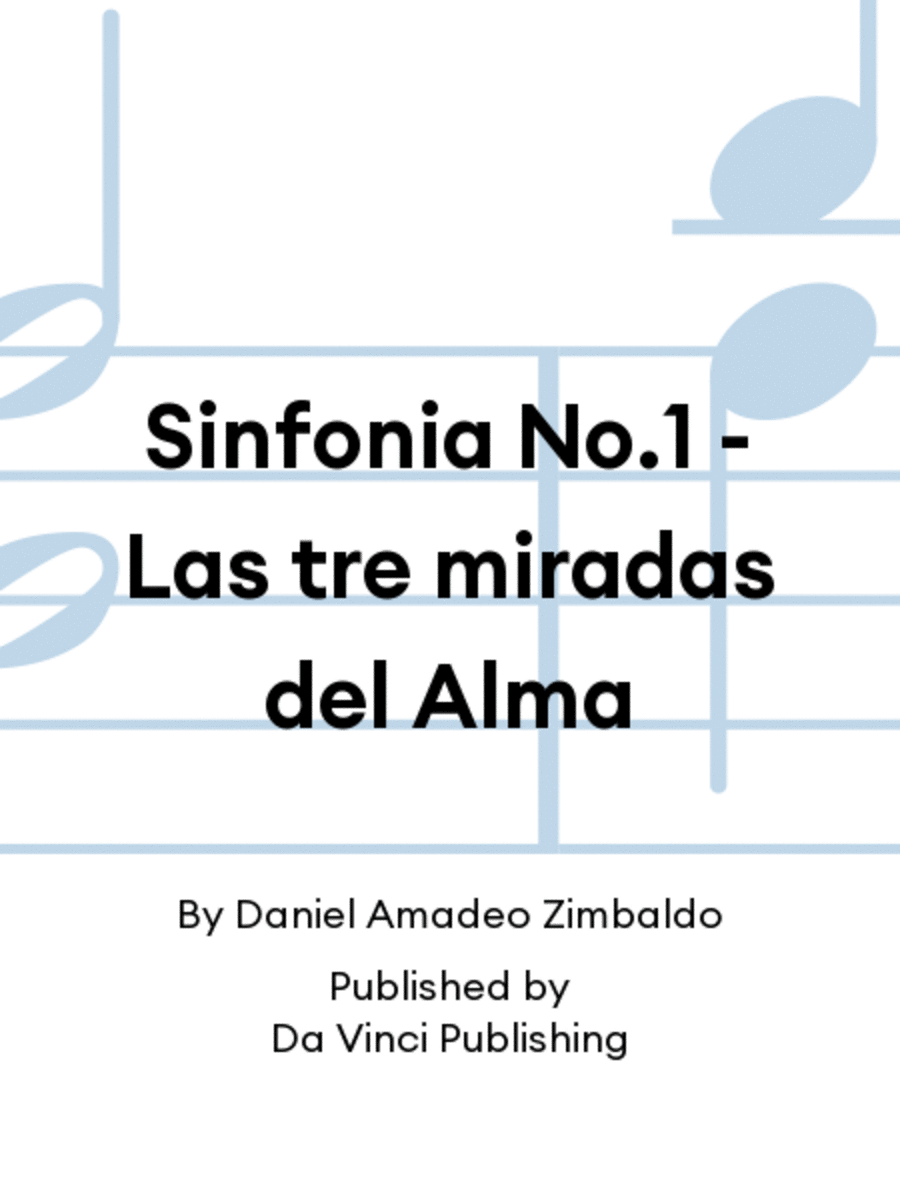 Sinfonia No.1 - Las tre miradas del Alma Orchestra scores gallery preview page 1