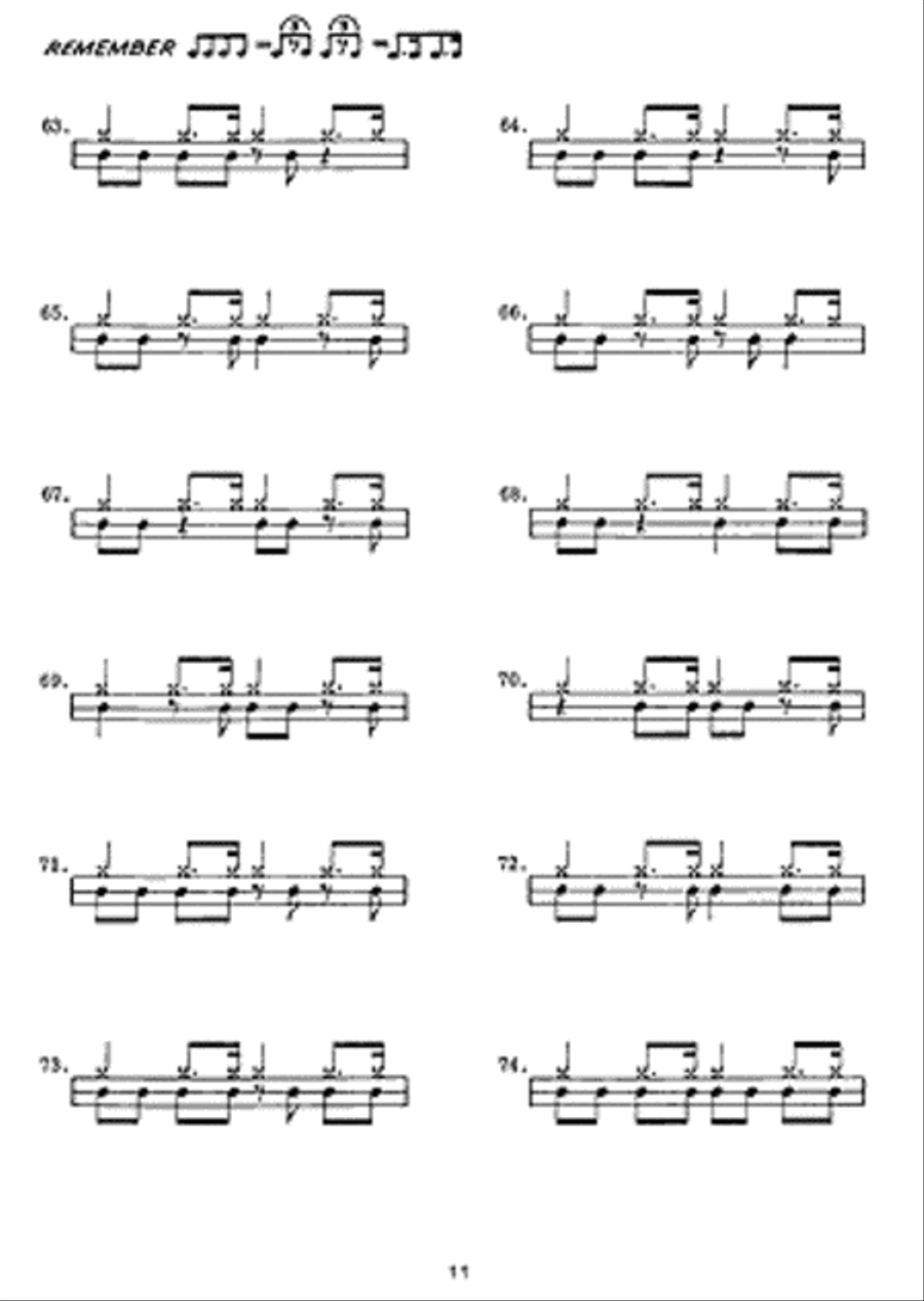 Studio jazz drum clearance cookbook