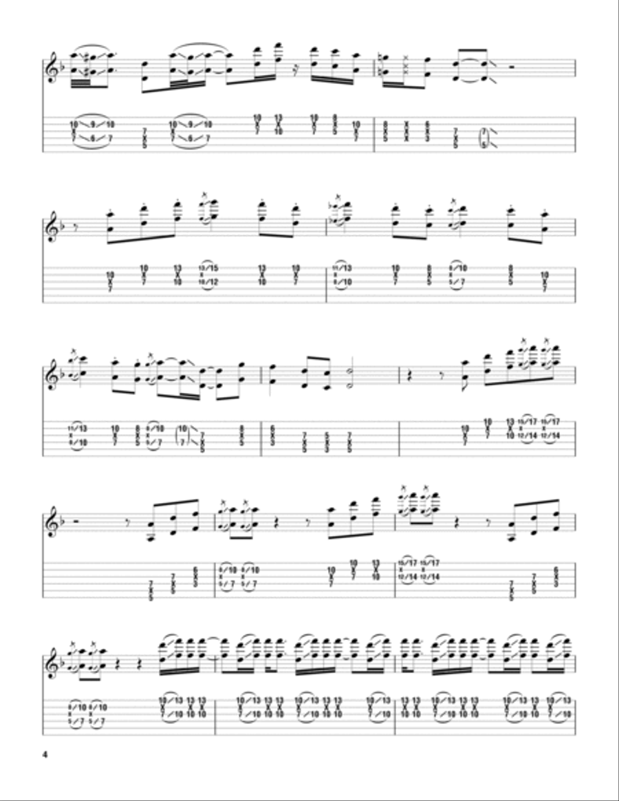 A Day In The Life Electric Guitar scores gallery preview page 4
