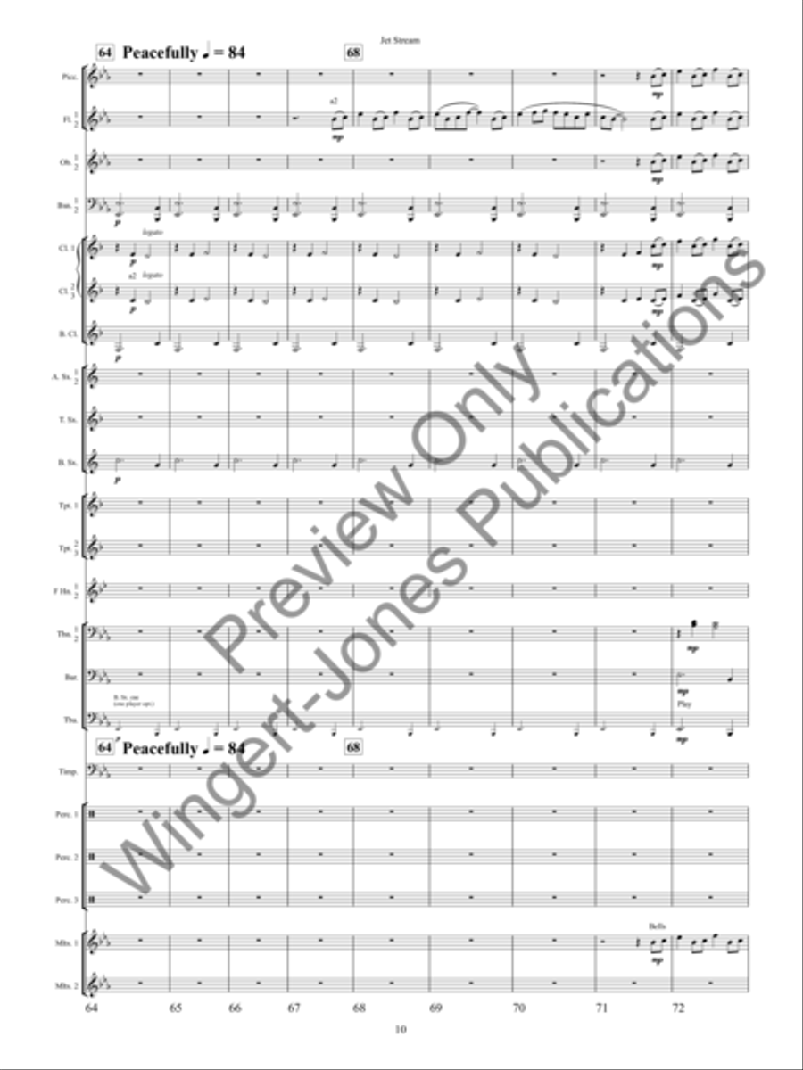 Jet Stream Concert Band scores gallery preview page 13