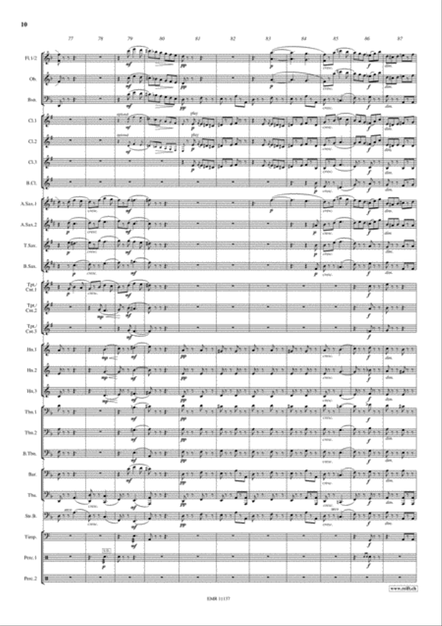 The Alfred Hitchcock Hour Concert Band scores gallery preview page 11
