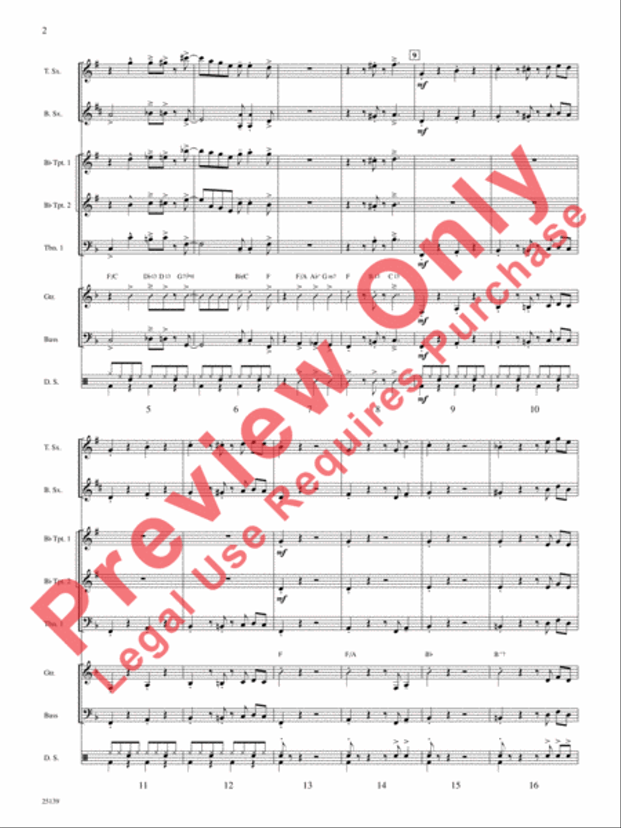 Hallelujah I Love Her So Choir scores gallery preview page 3