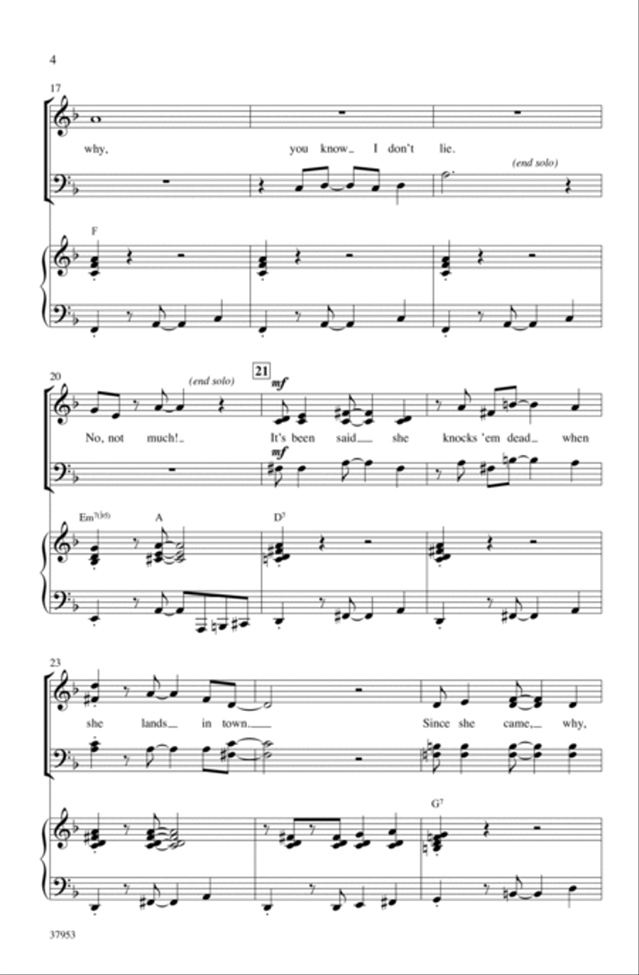 Sweet Georgia Brown - SoundTrax CD (CD only) Choir scores gallery preview page 4