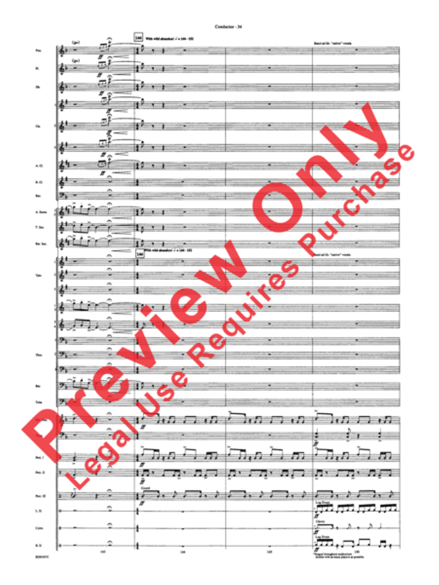 Africa: Ceremony, Song, and Ritual Concert Band scores gallery preview page 37