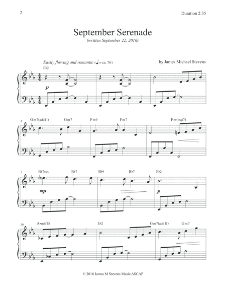 September Serenade (Romantic Piano) image number null