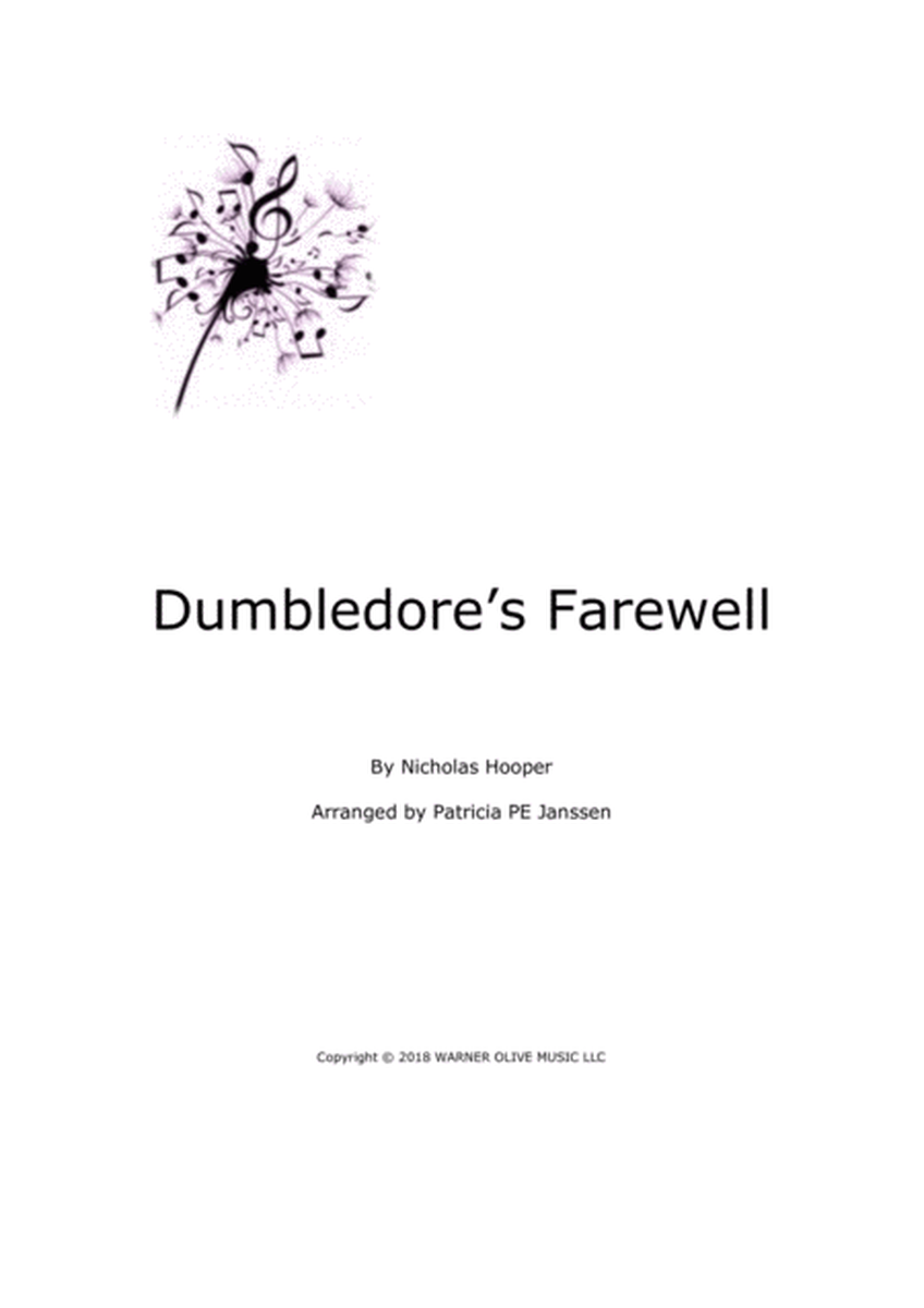 Dumbledore's Farewell (SSAA)