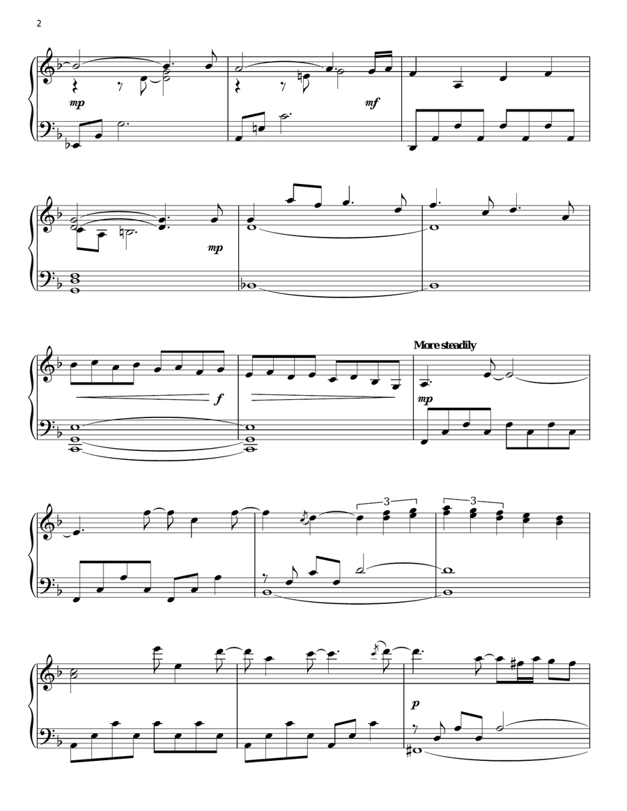 Seoul Improvisation Piano Solo scores gallery preview page 2