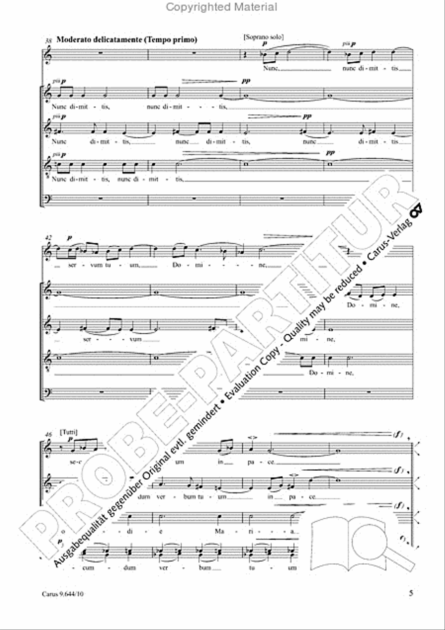 Hodie beata Virgo Maria Hodie beata Virgo Maria 4-Part scores gallery preview page 6